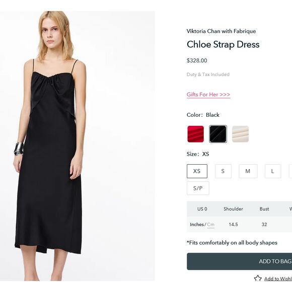 Fabrique x Viktoria Chan Chloe‎ Strap Dress Black Formal Dark Wedding Feminine - Picture 5 of 13